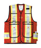 Red 12 oz Cotton Duck Surveyor Safety Vest