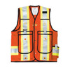 Orange Poly/Cotton Surveyor Safety Vest