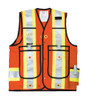 Orange Poly/Cotton Surveyor Safety Vest