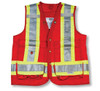 Hi-Vis Polyester Surveyor Safety Vest - CSA - Big K - BK402_RED