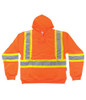 Orange 100% Polyester Hoodie Pull-Over Style | Big K