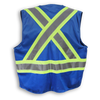 100% Polyester Safety Vest Royal Blue | Big K