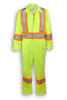 Hi Vis Lime Traffic Safety Coverall