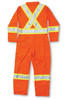 Orange 100% Cotton Safety Coverall