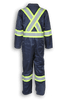 Hi Vis Navy Blue Traffic Safety Coverall