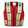 600 Denier Red/Black Surveyor Vest