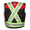 600 Denier Red/Black Surveyor Vest