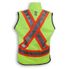 Lime Green Non Quilted Poly/Cotton Supervisor Safety Vest