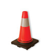 Traffic Cone with Reflective Collar and Base