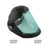 MAXVIEW Premium Face Shield - Clear Window