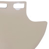 F50 Polycarbonate Face Shield - Aluminum - Shape R Unbound