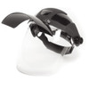 Dp4 Series Face Shield - Ratcheting - Polycarbonate - Clear - Anti-Fog - Flip-Up Shade 8 IR Visor