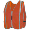 Plain Mesh Safety Vest w/ Stripes