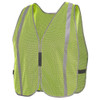 Plain Mesh Safety Vest w/ Stripes