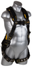 Cyclone Premium Full Body Harnesses - Black/Yellow, QC Chest/QC Legs