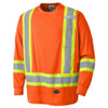 Hi-Viz Birdseye Long-Sleeved Safety Shirt  | Pioneer