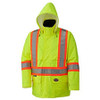 Hi-Viz 150D Oxford Lightweight Waterproof Safety Jacket W/Detachable Hood  | Pioneer