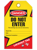 Danger  Do Not Enter Tag - Lockout