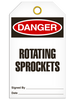 Danger - Rotating Sprockets