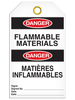 Bilingual Danger Â Flammable Materials Tag