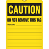 Caution  Ultraviolet Radiation Tag