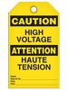 Bilingual Caution Â High Voltage