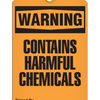 Warning  Contains Harmful Chemicals Tag