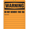 Warning  Contains Harmful Chemicals Tag