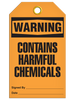 Warning  Contains Harmful Chemicals Tag