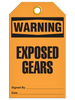 Warning  Exposed Gears Tag
