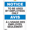 Bilingual Notice Â To Be Used By Employees Only