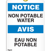 Bilingual Notice Â Non Potable Water