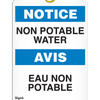 Bilingual Notice Â Non Potable Water