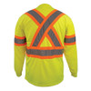 Hi-Vis Ultra-Lightweight Long-Sleeve Safety Shirt |  Coolworks