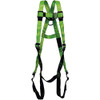 Hi-Vis Full Body Contractor Harness - 1D, Class A -  PeakWorks - Hi-Vis Green