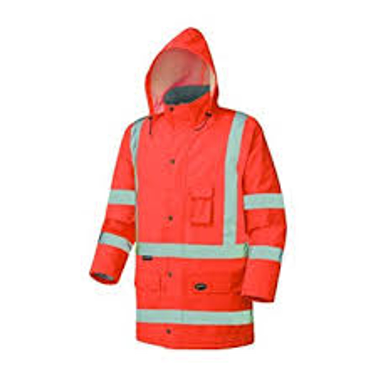 Pioneer 5408 Heated Insulated Safety Jacket - Hi-Vis Yellow