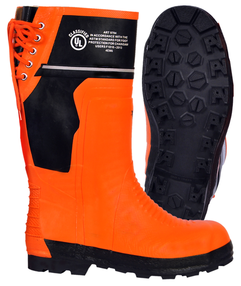 Viking® Class 2 Chainsaw Boots | Compatible with ice studs