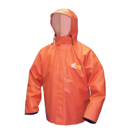 Jacket with Attached Hood - Orange | Viking Outwear