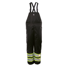 Bib Safety Pants - Black  | Viking Outwears