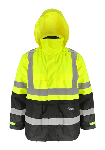 D6335JG  Shell w/ Inner Fleece Jacket - Fluorescent Green  | Viking Outwears