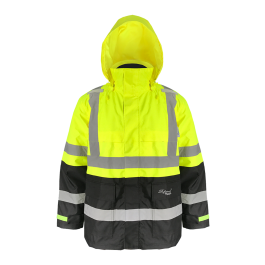 D6335JG  Shell w/ Inner Fleece Jacket - Fluorescent Green  | Viking Outwears