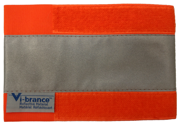 Safety Wrist Bands Comfort Adjustable 14" CSA 3M 4" Fluorescent Orange | Viking Outwear