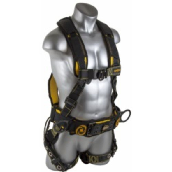 Cyclone Construction Harness w/ Chest Quick-Connect Buckle, Leg Quick-Connect |