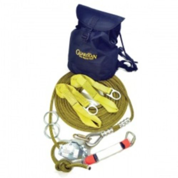 Kermantle Horizontal Lifeline System with Tensioner, 2 O-rings, Slings, 01813-S