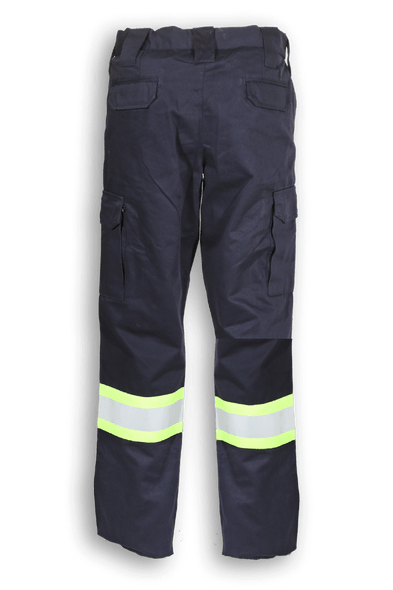 Navy Blue Polyester/Cotton Cargo Pant