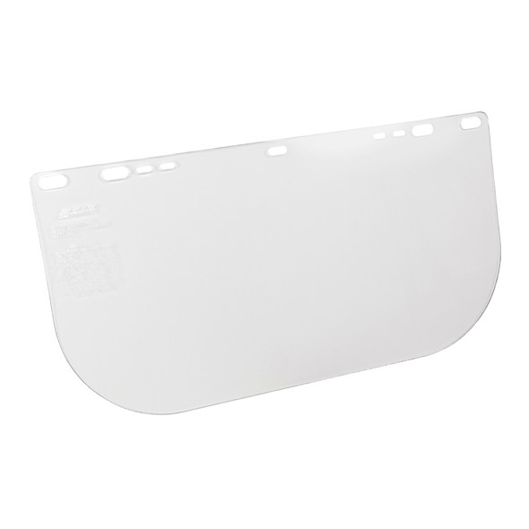 F20 Polycarbonate Face Shield - Unbound - Clear - 8" x 15.5" x.060"