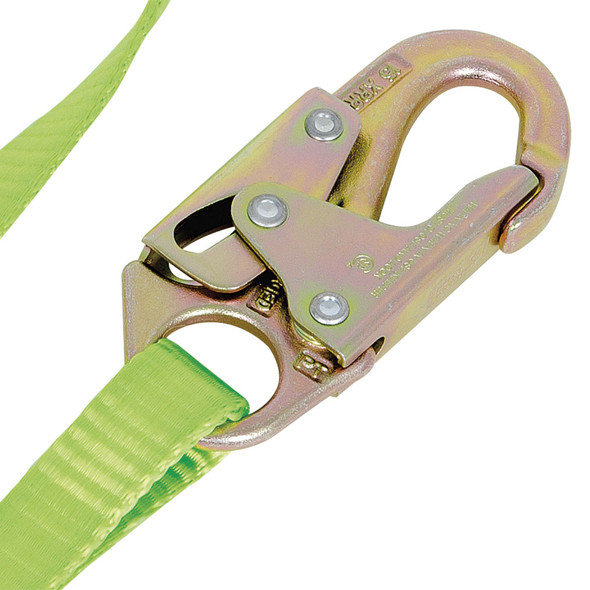 Restraint Lanyard - Webbing - Body Snap/Anchor Snap