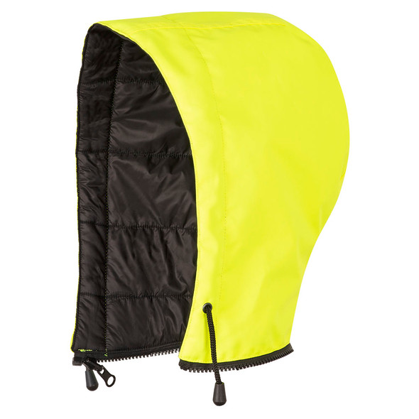 Hi-Viz Reversible Safety Yellow or Black Hood - O/S