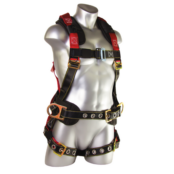 Seraph Construction Full Body Harnesses - PT Chest/TB Waist/TB Legs, Side D-Rings
