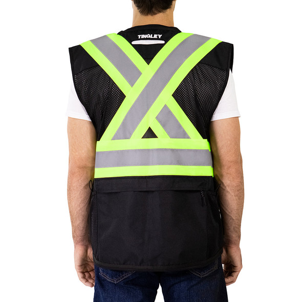 Class 1 Heavy Duty X-Back Surveyor Vest